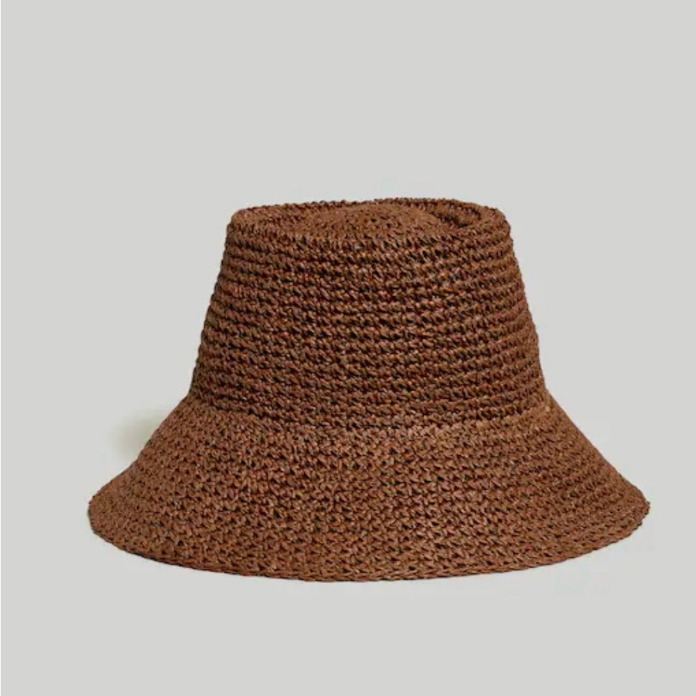 Madewell Rustic Brown Crochet Hat
